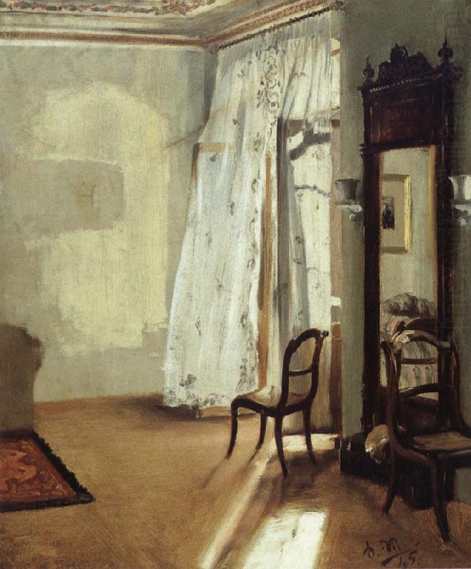 Adolph von Menzel The Balcony Room oil painting picture